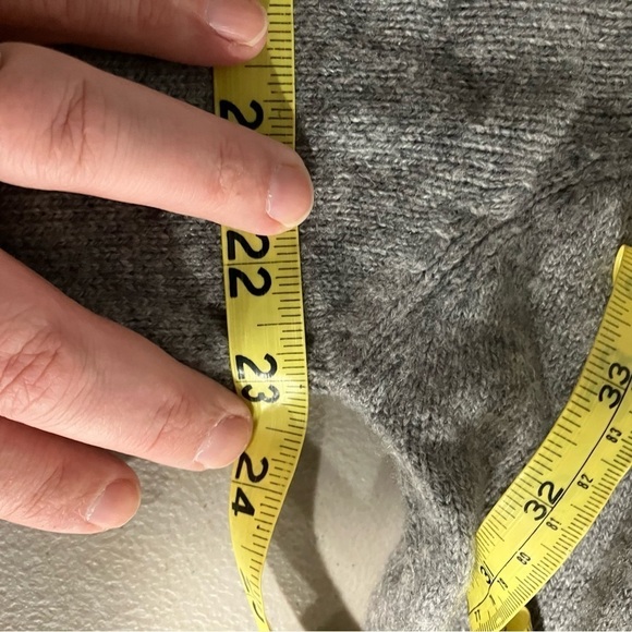 Brandy Melville wool Blend hooded sweater gray - Picture 6 of 7